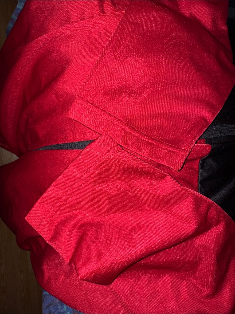 AND1 Red and Black Lightweight Full-Zip Shirt Jacket - Picture 5 of 5